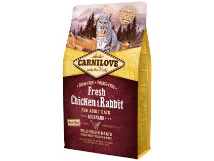 5220 carnilove cat fresh chicken rabbit 2kg