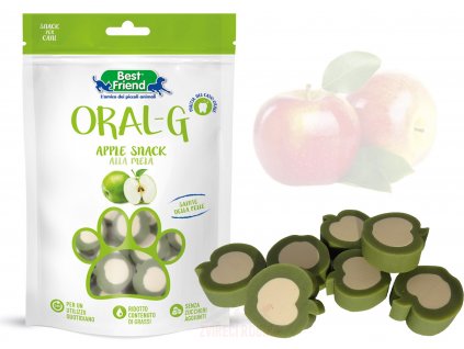 ORAL-G apple snack pro psy s jablkem 75g