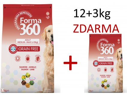 dog grain free losos jehne med max