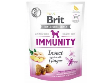 7608 brit care dog functional snack immunity insect 150g