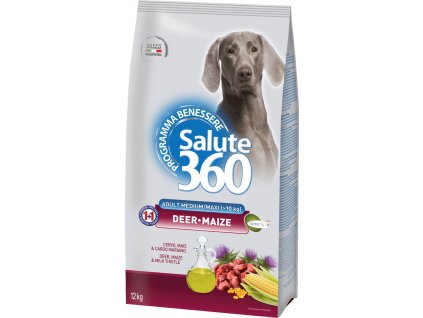 salute dog adult jelen kukurice med maxi 12kg