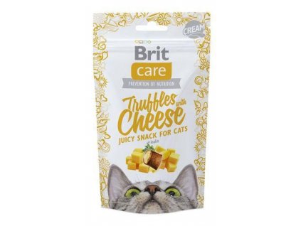 4608 brit care cat snack truffles cheese 50g