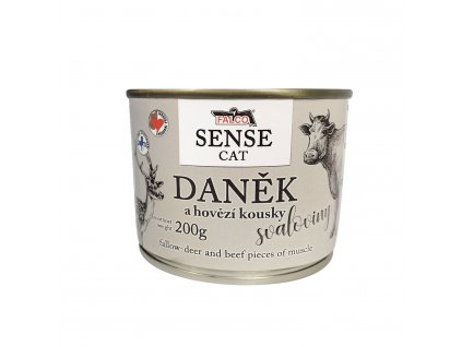 ALCO SENSE CAT daněk a hovězí 200g