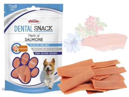 dental snack filety z lososa s cekankou a brusinkami 75g