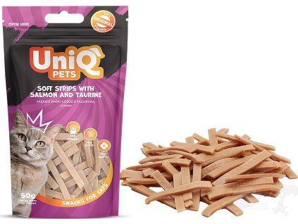 48477 uniq pets lososove masove nudlicky s taurinem 50g mekke