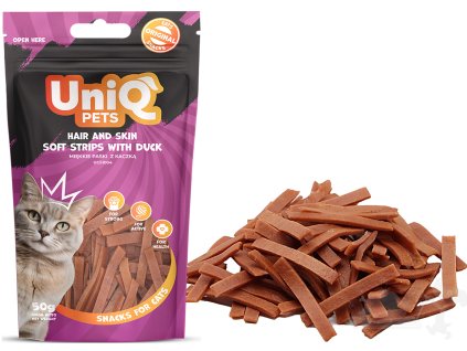 UNIQ pets kachní masové proužky