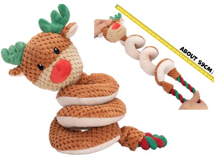 vánošní hračka pro psa sobík