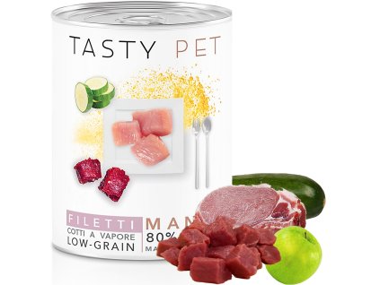 konzerva pro psy masové filety