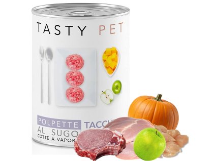 konzerva pro psy masové kuličky v omáčce