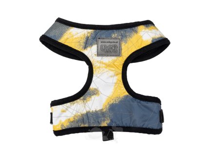 psí postroj nastavitelný reflexní žlutý M
