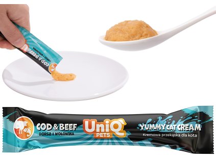 lahodny krem pro kocky s hovezim masem a treskou