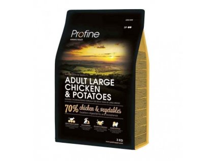 4320 new profine adult large breed chicken potatoes 3kg