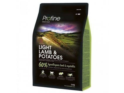 4344 new profine light lamb potatoes 3kg