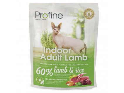 4383 new profine cat indoor adult lamb 300g
