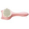 vyčesávací kartáč ve tvaru kočky růžový