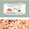 konzerva pro kočky s kousky lososa