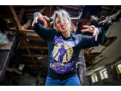 ONLY ZOMBIES EAT FLESH unisex mikina