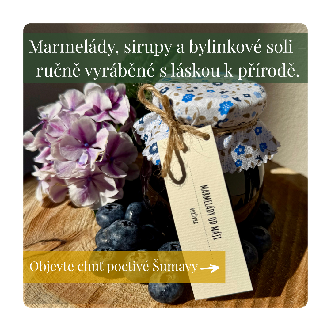 Dobroty od Máji – ručně vařené marmelády, sirupy a bylinkové soli z Šumavy