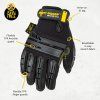 Dirty Rigger Protector 5.0 SF FULL FINGERED Back Skin Free Small