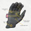 Dirty Rigger Rope Ops 2.0 PPE Rigger Glove Palm 1