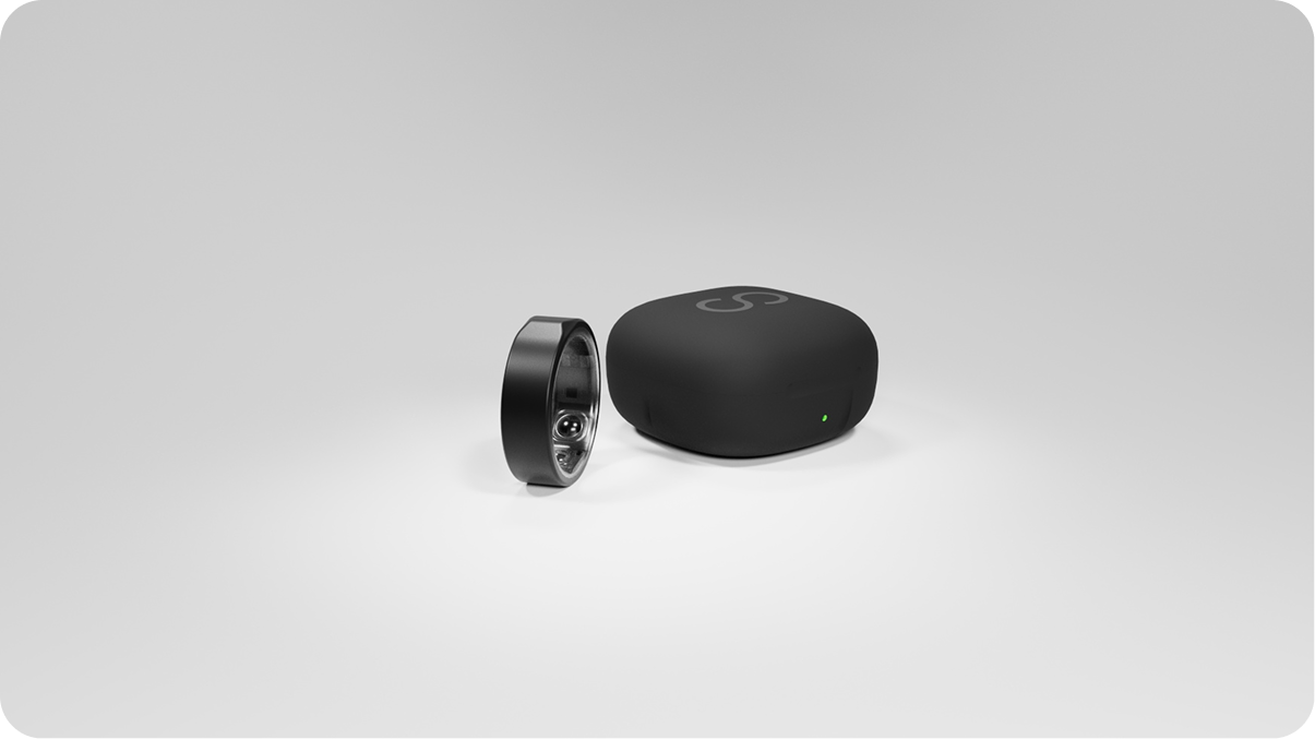 Person with tissue wearing Oura Ring