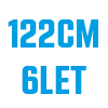122 cm/6 let
