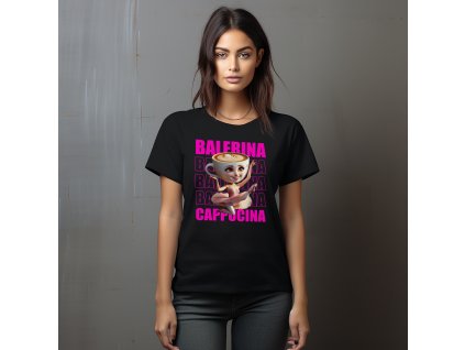 Ballerina Cappucina mockup dámský černý