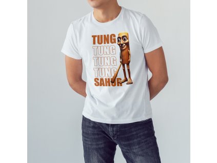 tung tung tung sahur pánský mockup bílý