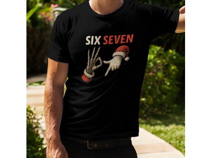 six seven mockup pánské černé