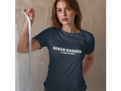 nemám diagnozu, ale mrdá mi skvěle mockup dámský námořní modrá