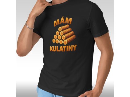 Mám kulatiny mockup pánský černá