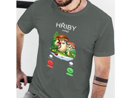 hřiby volání mockup tmavá břidlice