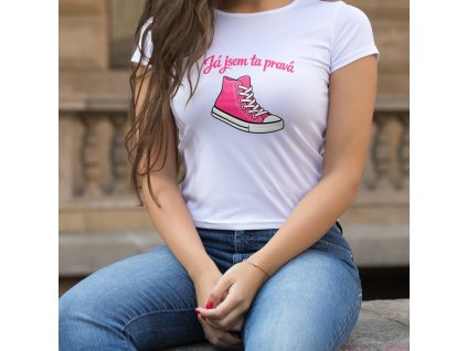 Já jsem ta pravá mockup bílý