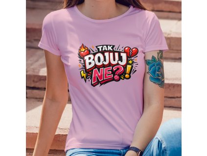 Tak bojuj ne mockup dámský růžová