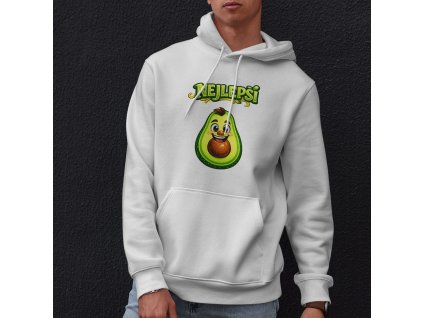 nejlepší pár pánská mikina mockup bílá