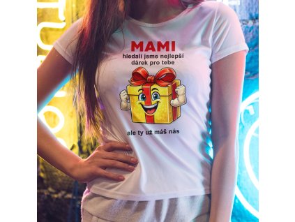 mami hledali jsme nejlepší dárek mockup kopie