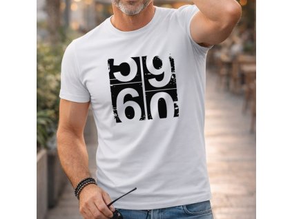 Tachometr 60 mockup bílá