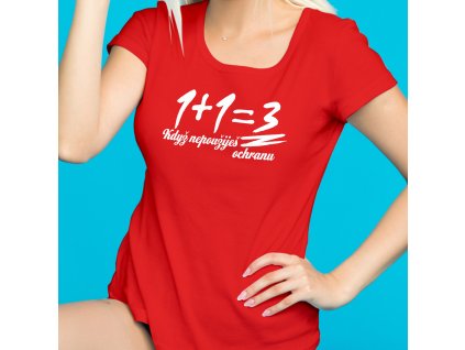 1+1=3 Mockup kopie červená