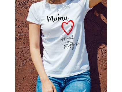 Máma srdce jména dětí mockup kopie