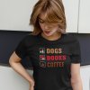 Dogs Books Coffee - Dámské tričko