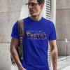 Jestli to nespraví petr tak už nikdo mockup tričko s potiskem modré