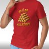Mám kulatiny mockup pánský červená
