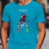 hokej volá mockup tyrkysová