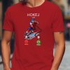 hokej volá mockup červený