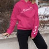 Máma - Dámská mikina se jmény dětí na rukávu