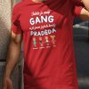 Tohle je můj gang a já jsem jejich hrdý praděda mockup červená