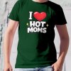 i love hot moms mockup láhvově zelená