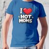 i love hot moms mockup azurově modrá