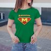 supermáma mockup středně zelená