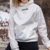 badazz dámská mikina předek mockup bílá